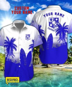 Tranmere Rovers Combo Hawaiian Shirt And Shorts Surfboards Coconut Custom Name For Fans Product Photo 1