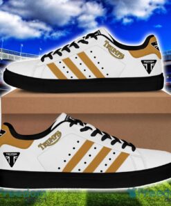 Triumph Motorcycles Stan Smith Shoes Striped Low Top Skate Shoes Men Women Gift Product Photo 2