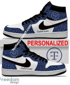 Tyson Foods Air Jordan Hightop Shoes Personalized Crocodile Skin Pattern For Big Fans - Tyson Foods Air Jordan Hightop Shoes Personalized Design 2