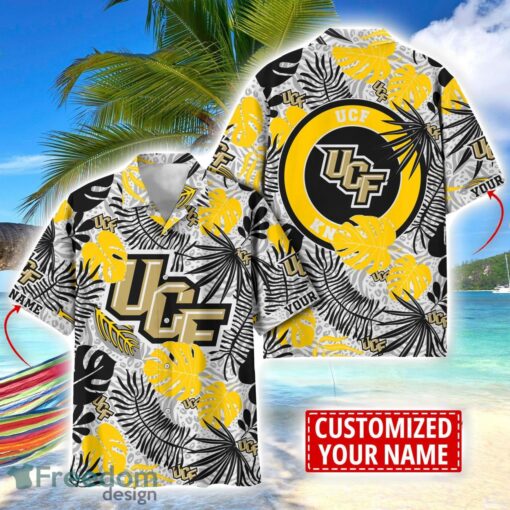 UCF Knights Aloha Hawaiian Shirt Custom Name Summer Gift Holiday Team Shirt Product Photo 1