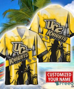 UCF Knights Hawaii Shirt Custom Name Sports Team Beach Shirt