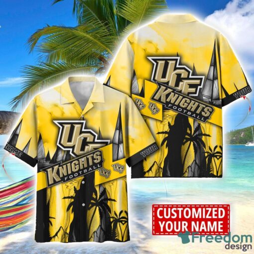 UCF Knights Hawaii Shirt Custom Name Sports Team Beach Shirt Product Photo 1