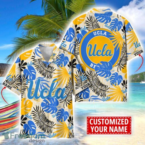 UCLA Bruins Aloha Hawaiian Shirt Custom Name Summer Gift Holiday Team Shirt Product Photo 1