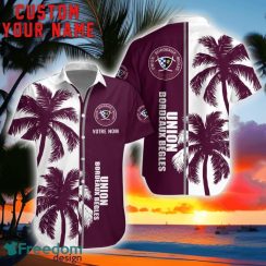 Union Bordeaux Begles Coconut Pattern Hawaiian Shirt And Shorts Personalized Name Unique Gift For Summer