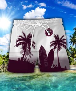 Union Bordeaux Begles Combo Hawaiian Shirt And Shorts Surfboards Coconut Custom Name For Fans Product Photo 2