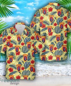 US Army Security Force Assistance Brigade SSI Hawaiian Shirt