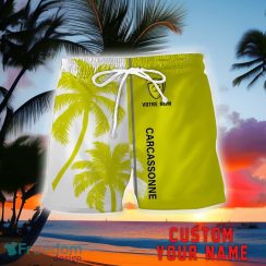 US Carcassonne Coconut Pattern Hawaiian Shirt And Shorts Personalized Name Unique Gift For Summer Product Photo 2