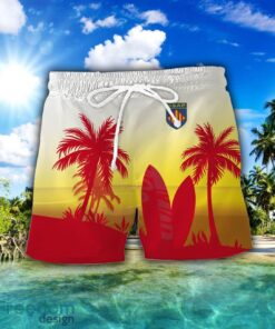 USA Perpignan Combo Hawaiian Shirt And Shorts Surfboards Coconut Custom Name For Fans Product Photo 2