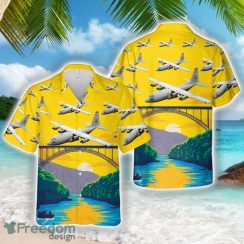 USAF West Virginia Air National Guard 167th Airlift Wing C-130H Hercules Hawaiian Shirt Men Women Beach Shirt Product Photo 1