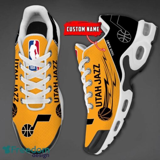 Utah Jazz NBA Air Cushion Sports Shoes Custom Name TN Sneakers For Fans Product Photo 2