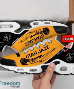 Utah Jazz NBA Air Cushion Sports Shoes Custom Name TN Sneakers For Fans Product Photo 3