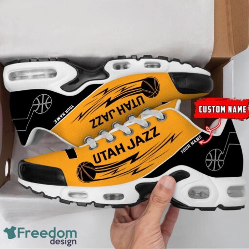 Utah Jazz NBA Air Cushion Sports Shoes Custom Name TN Sneakers For Fans Product Photo 3