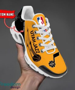 Utah Jazz NBA Air Cushion Sports Shoes Custom Name TN Sneakers For Fans Product Photo 1