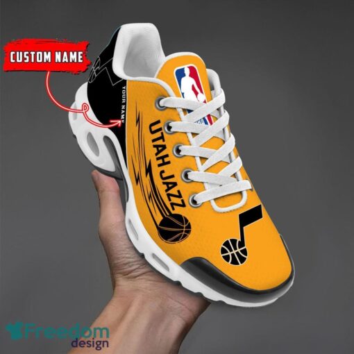 Utah Jazz NBA Air Cushion Sports Shoes Custom Name TN Sneakers For Fans Product Photo 1