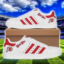 Utah Utes Football Low Top Skate Shoes Stan Smith Shoes Product Photo 1