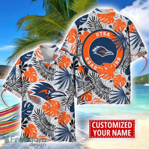 UTSA Roadrunners Aloha Hawaiian Shirt Custom Name Summer Gift Holiday Team Shirt Product Photo 1