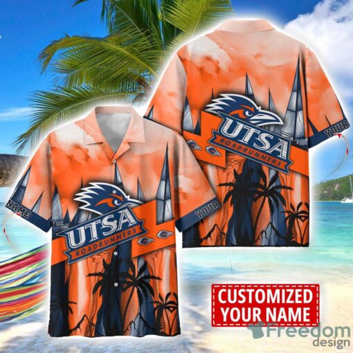 UTSA Roadrunners Hawaii Shirt Custom Name Sports Team Beach Shirt Product Photo 1