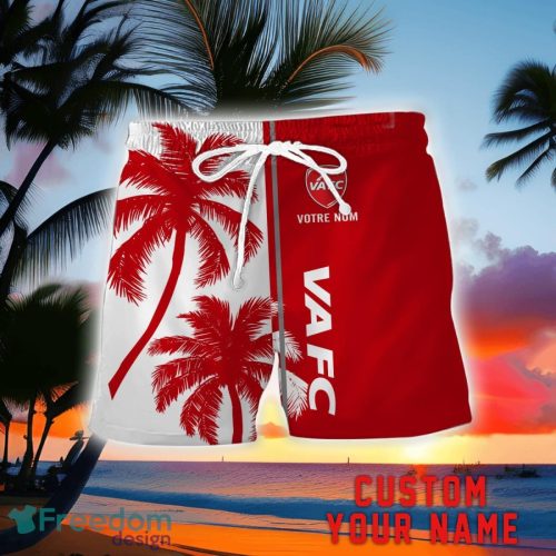 Valenciennes Football Club Coconut Pattern Hawaiian Shirt And Shorts Personalized Name Unique Gift For Summer Product Photo 2