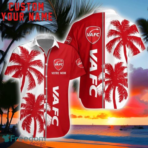 Valenciennes Football Club Coconut Pattern Hawaiian Shirt And Shorts Personalized Name Unique Gift For Summer Product Photo 1