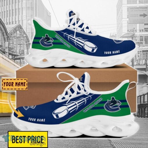 Vancouver Canucks Custom Name Sneakers Limited Max Soul Shoes For Men Women Product Photo 1