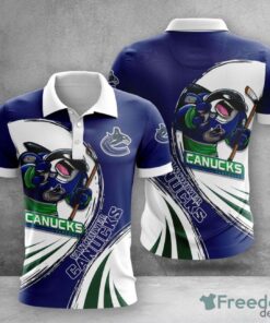 Vancouver Canucks Polo Shirt Limited Version For Sports Fans Golf Polo Shirt