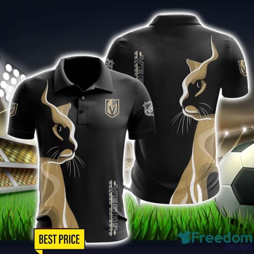 Vegas Golden Knights 3D Polo Shirt Black Color For Men Product Photo 1