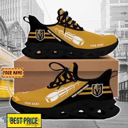 Vegas Golden Knights Custom Name Sneakers Limited Max Soul Shoes For Men Women Product Photo 2