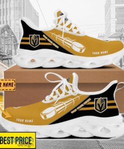 Vegas Golden Knights Custom Name Sneakers Limited Max Soul Shoes For Men Women