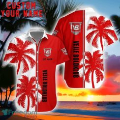 Vejle Boldklub Coconut Pattern Hawaiian Shirt And Shorts Personalized Name Unique Gift For Summer