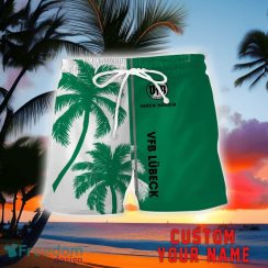 VfB Lubeck Coconut Pattern Hawaiian Shirt And Shorts Personalized Name Unique Gift For Summer Product Photo 2