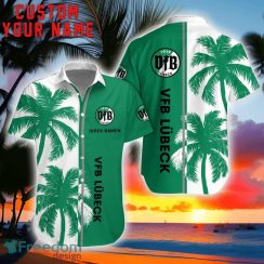 VfB Lubeck Coconut Pattern Hawaiian Shirt And Shorts Personalized Name Unique Gift For Summer