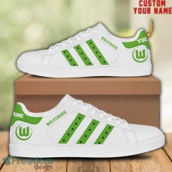 VfL Wolfsburg BDLG Custom Name Unique Gift Low Top Skate Sneakers For Fans