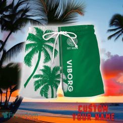 Viborg FF Coconut Pattern Hawaiian Shirt And Shorts Personalized Name Unique Gift For Summer Product Photo 2