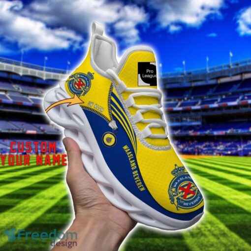 Waasland-Beveren Max Soul Shoes Personalized Name Sneakers For Fans Product Photo 3