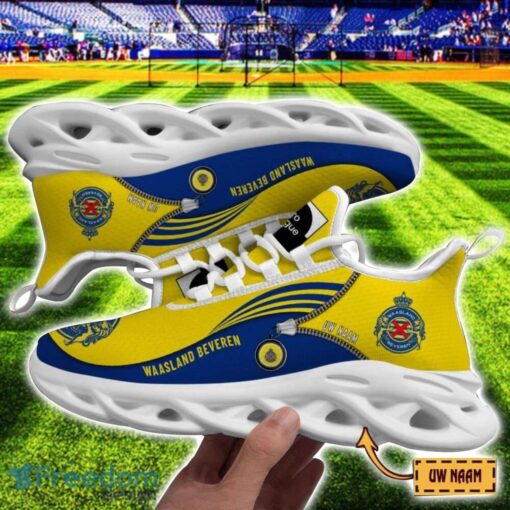 Waasland-Beveren Max Soul Shoes Personalized Name Sneakers For Fans Product Photo 1