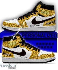 Waffle House Air Jordan Hightop Shoes Personalized Crocodile Skin Pattern For Men Women Waffle House Air Jordan Hightop Shoes Personalized Crocodile Skin Pattern For Men Women