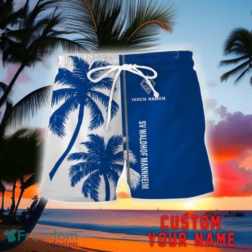 Waldhof Mannheim Coconut Pattern Hawaiian Shirt And Shorts Personalized Name Unique Gift For Summer Product Photo 2