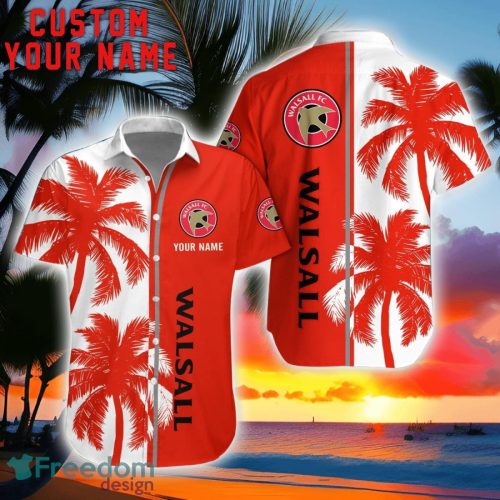 Walsall Coconut Pattern Hawaiian Shirt And Shorts Personalized Name Unique Gift For Summer Product Photo 1