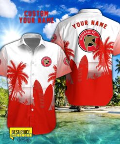 Walsall FC Combo Hawaiian Shirt And Shorts Surfboards Coconut Custom Name For Fans