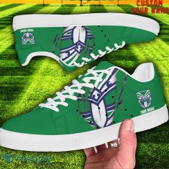 Warriors NRL Custom Name Unique Gift Low Top Skate Shoes Gifts For Fans Product Photo 2