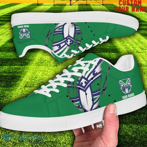 Warriors NRL Custom Name Unique Gift Low Top Skate Shoes Gifts For Fans Product Photo 2