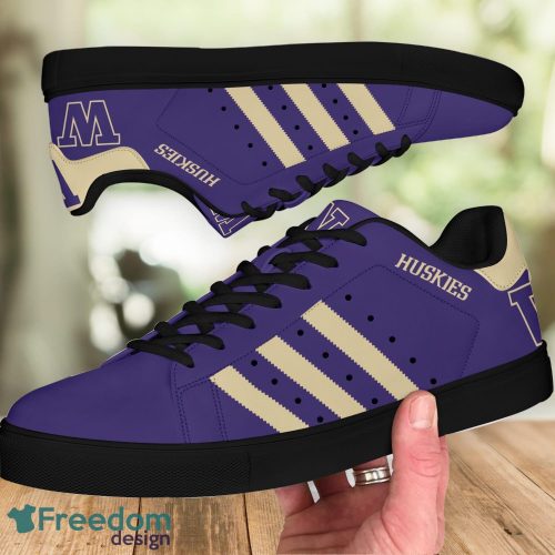 Washington Huskies Low Top Skate Shoes Stan Smith Shoes Product Photo 4