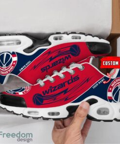 Washington Wizards NBA Air Cushion Sports Shoes Custom Name TN Sneakers For Fans Product Photo 2