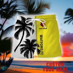 Watford Coconut Pattern Hawaiian Shirt And Shorts Personalized Name Unique Gift For Summer Product Photo 2