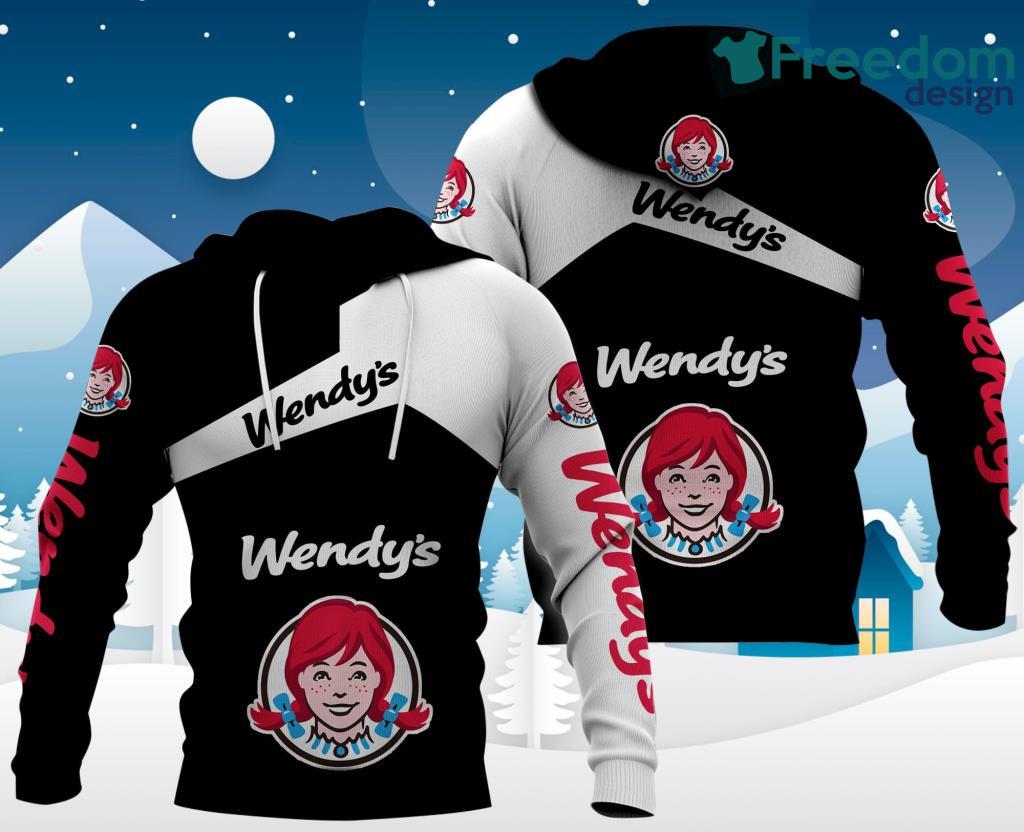 Wendy's Logo Designed Part Hoodie 3D All Over Print For Men And Women image Wendy's Logo Designed Part Hoodie 3D All Over Print For Men And Women