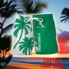 Werder Bremen Coconut Pattern Hawaiian Shirt And Shorts Personalized Name Unique Gift For Summer Product Photo 2