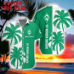 Werder Bremen Coconut Pattern Hawaiian Shirt And Shorts Personalized Name Unique Gift For Summer