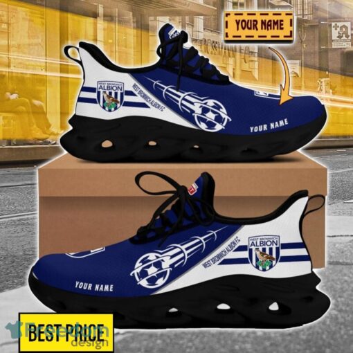 West Bromwich Albion F.C Custom Name Sneakers Limited Max Soul Shoes For Men Women Product Photo 2