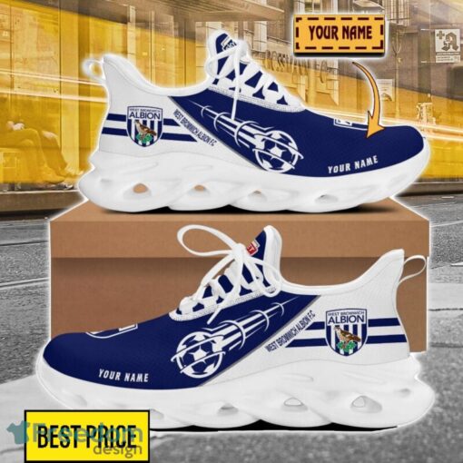 West Bromwich Albion F.C Custom Name Sneakers Limited Max Soul Shoes For Men Women Product Photo 1