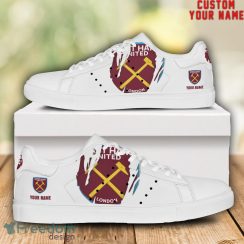 West Ham United EPL Custom Name Unique Gift Low Top Skate Shoes For Man And Woman